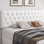 Queen Upholstered Bed Frame With Under Bed Drawers