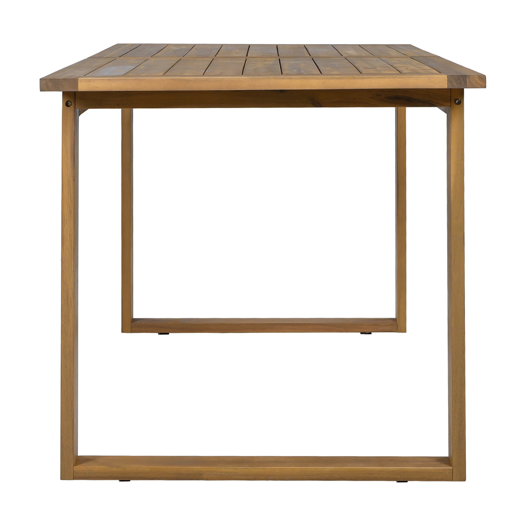 Farmhouse 5-Piece Outdoor Patio Dining Set with Adjustable Legs,Acacia