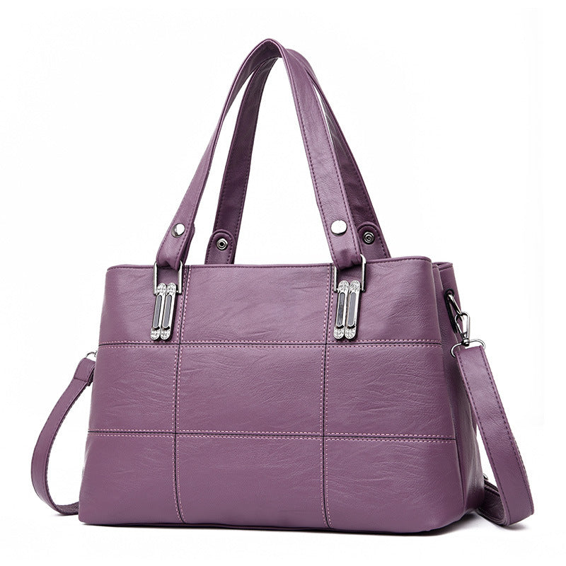 Ladies European And American Style Fashion Stitching Bag