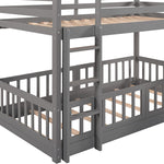 Twin Metal Bunk Bed Frame Black With Convertible Ladder