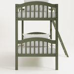 Olive Twin Over Twin Bunk Bed Converts To Two Beds