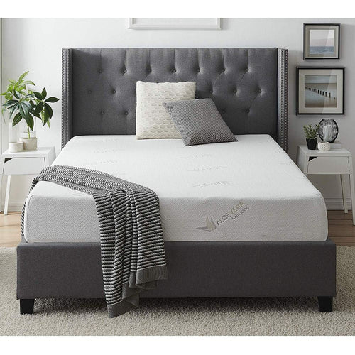 6inches White Twin Aloe Vera Infused Memory Foam Mattress