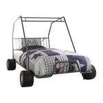 84inches X 56inches X 51inches Twin Gunmetal Go Kart Bed