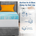 Cooling Gel Memory Foam Mattress Topper for Comfort