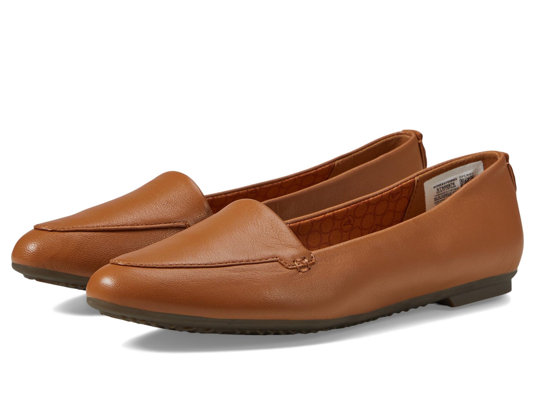 Sperry Ladies Footwear Womens Piper Ballet Flat TAN 9 Wide