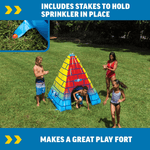 WOW Watersports 5.5ft Rainbow Pyramid Backyard Sprinkler