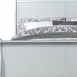 80inches X 90inches X 47inches Platinum Wood King Bed