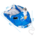 WOW Watersports Snow Tube Bobsled for Kids and Adults
