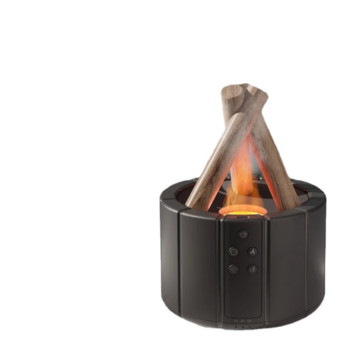 Simulated Flame Aroma Diffuser Bonfire Air Humidifier Ultrasonic Cool