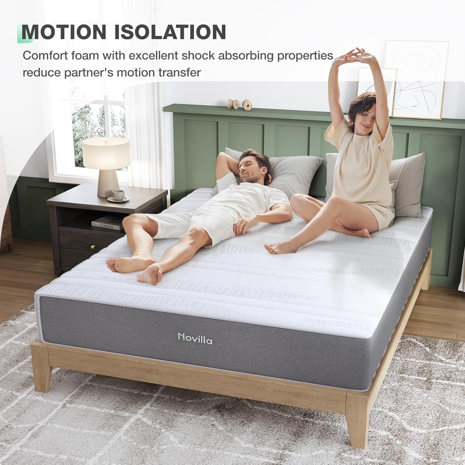 Cooling Gel Twin Memory Foam Mattress Medium Firm Comfort