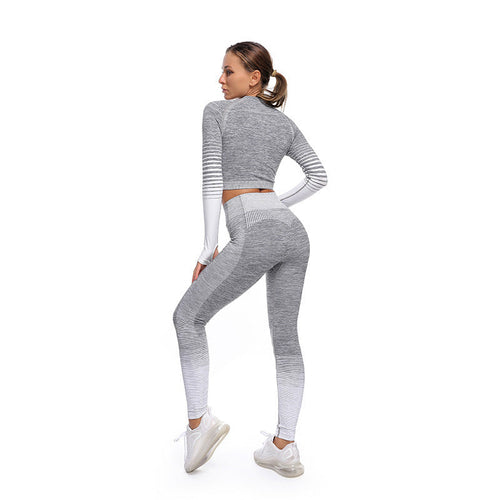 FlexSculpt™ – 2-Piece Seamless Gradient Workout Set