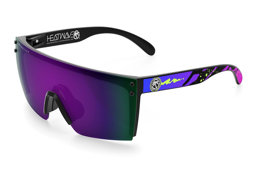 Heat Wave Visual Lazer Face Custom Sunglasses in Gel Polarized