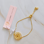 Mesmerized By The Cross Slide Bracelet