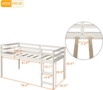 Twin Loft Bed With Rolling Desk And Storage For Small Rooms