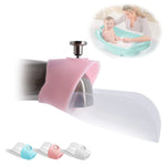 Baby Bath Helper - Bath Tub Faucet Extender - Guides Water Directly from Faucet to Baby Bath Tub Without Excessive Water Waste and Splashing - Modified to Fit Larger Bath Tub Faucets (Pink)