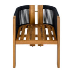 Luxury 5-Piece Outdoor Patio Dining Set for 4, Solid Acacia Wood