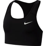 Nike Womens Medium Support Non Padded Sports Bra with Band Black/Black/(White) X-Small