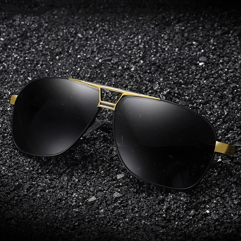 Mens Polarized Pilot Sunglasses Outdoor Driving UV400 Sun Glasses