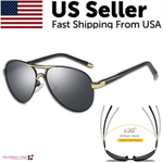 Mens Polarized Pilot Sunglasses Outdoor Driving UV400 Sun Glasses