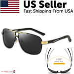 Mens Polarized Pilot Sunglasses Outdoor Driving UV400 Sun Glasses