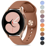 Meliya Bands for Samsung Galaxy Watch 7/6/5/4/FE Band 40mm 44mm Galaxy Watch 6/4 Classic Bands 43mm 47mm 42mm 46mm 20mm Soft Silicone Sport Replacement Strap for Galaxy Watch 7 6 5 4 Band Women Men