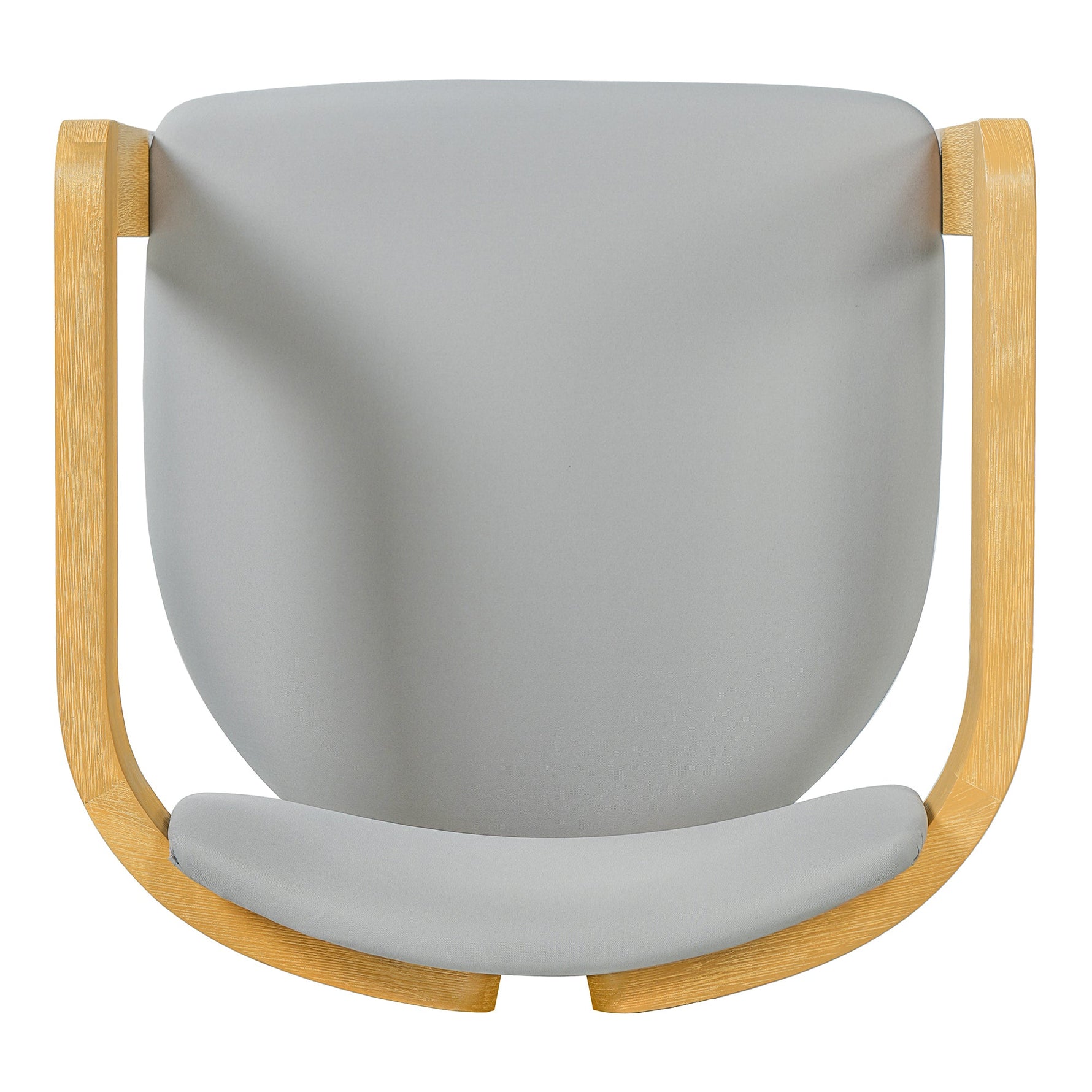 Set of 2 Outdoor Acacia Wood Dining Chairs with Cushions, Modern Solid