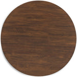 Traditional Round Dining Table Seats 4 Brown Finish