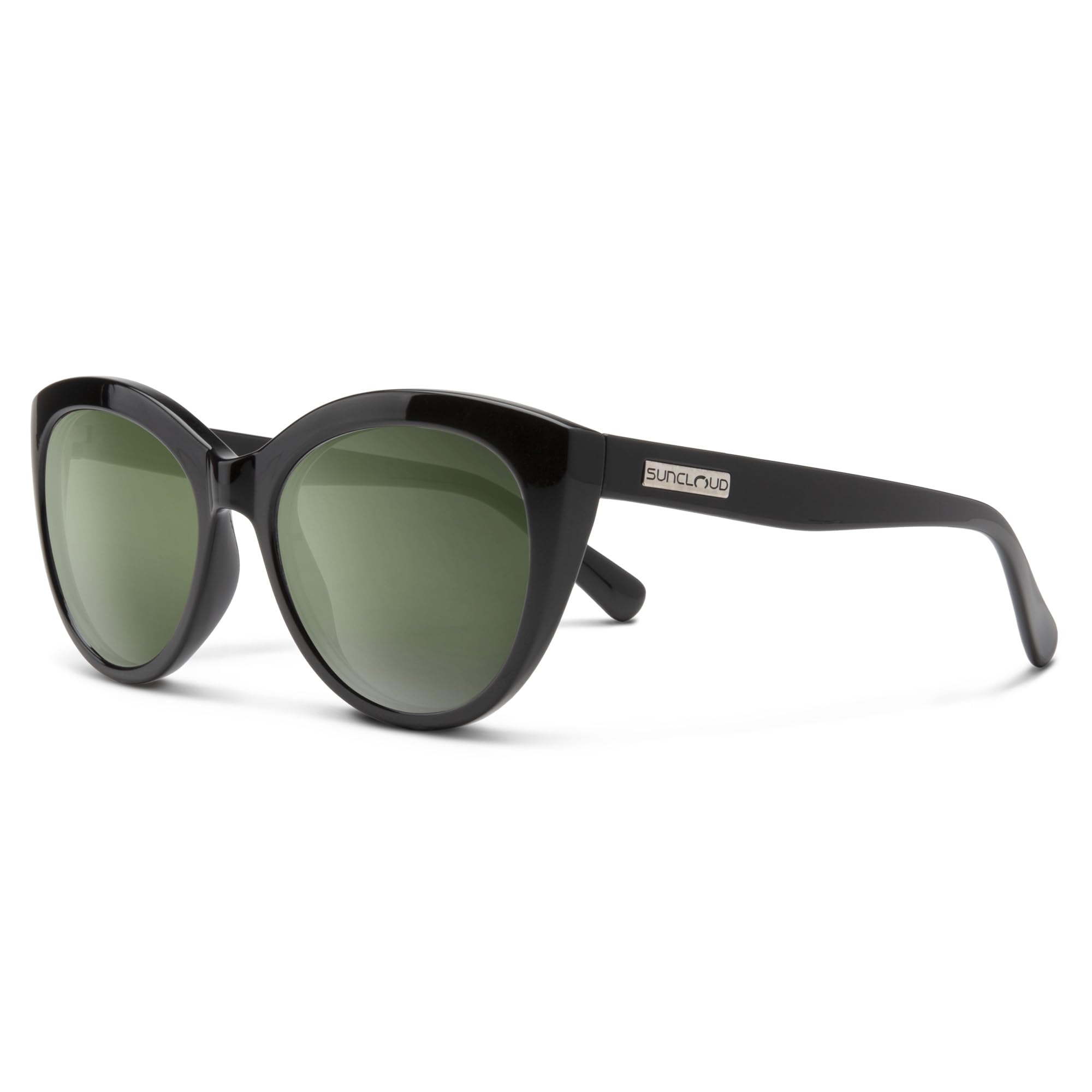 Suncloud Cityscape Polarized Sunglasses Black/Polarized Gray Green One Size