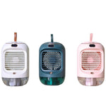 Portable Electric Fan Desktop Fan With Air Humidifier Air Conditioner