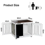 Graffiti Dog Cage, Kennel With 2 Doors
