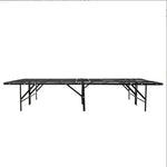 Metal Mattress Foundation Bed Frame, Queen Size Bed Base, Bedroom Furniture, Black