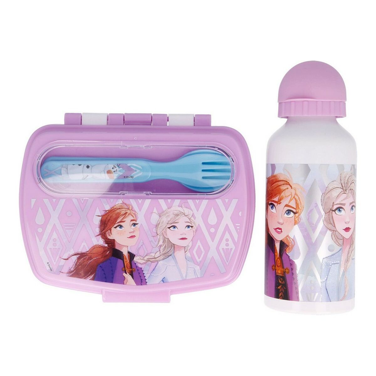 Children’s Dinner Set Frozen One heart Pink 21 x 18 x 7 cm Turquoise