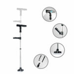 Extendable Walking Stick with LED, Alarm and Grabber Hannde