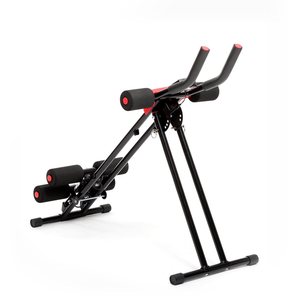 Pack Foldable Abs Machine with Exercise Guide and Men's Sauna Sports
