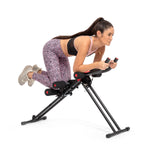 Pack Foldable Abs Machine with Exercise Guide and Men's Sauna Sports