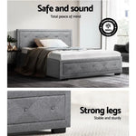 Artiss Bed Frame King Single Size Gas Lift Base With Storage Mattress