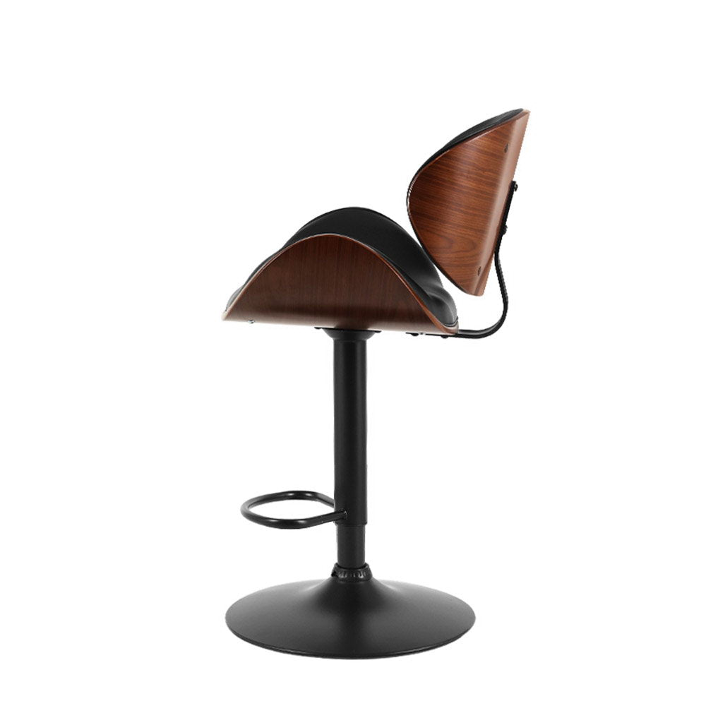 Artiss Bar Stools Kitchen Leather Barstools Swivel Gas Lift Vintage