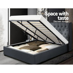 Artiss Bed Frame King Size Gas Lift Charcoal ISSA