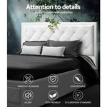 Artiss Bed Frame Queen Size Gas Lift White TIYO