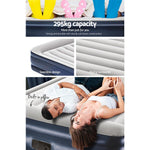 Bestway Air Mattress Queen Inflatable Bed 46cm Airbed Blue