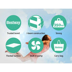 Bestway Air Mattress Queen Inflatable Bed 46cm Airbed Grey