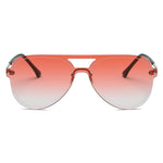 BELFAST | Unisex Flat Single Lens Aviator Fashion Sunglasses