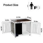 Graffiti Dog Cage, Kennel With 2 Doors