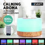 DEVANTI Aroma Diffuser Aromatherapy LED Night Light Air Humidifier