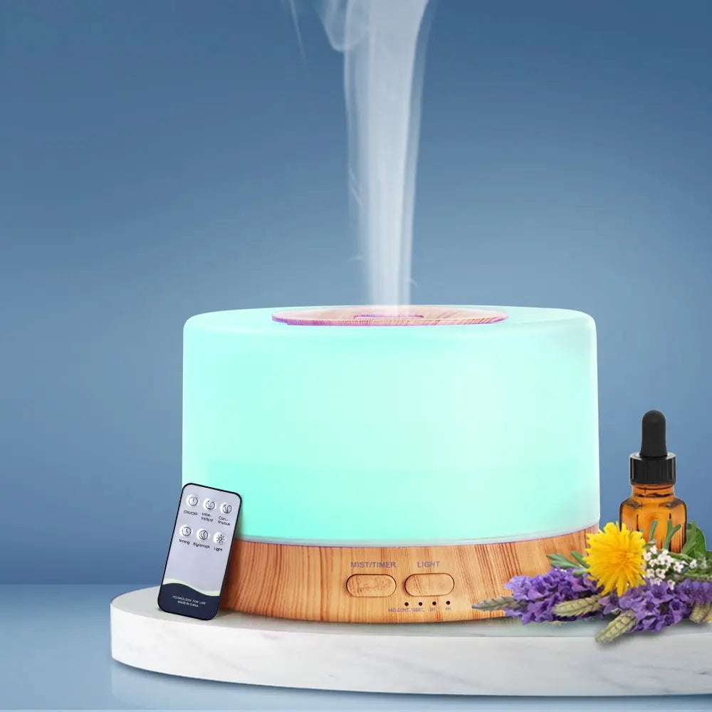 DEVANTI Aroma Diffuser Aromatherapy LED Night Light Air Humidifier