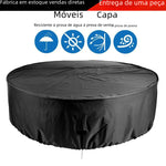 210D Oxford Waterproof Round Patio Furniture Cover