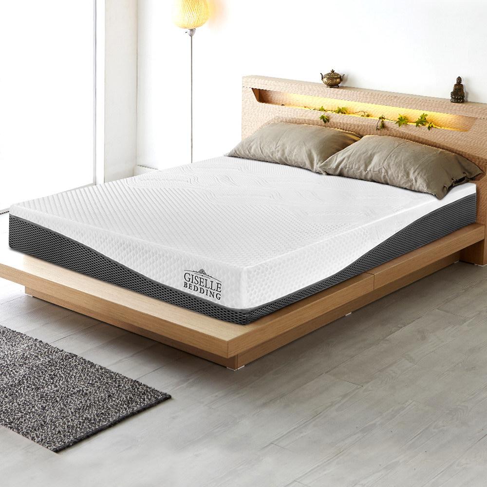 Giselle Bedding Memory Foam Mattress Bed Cool Gel Non Spring 21cm
