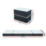 Giselle Bedding Foldable Mattress Folding Foam Sofa Bed Mat Bamboo