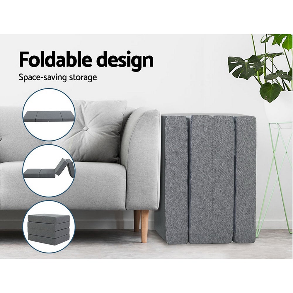 Giselle Bedding Folding Mattress Camping Foldable Portable Mattress