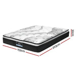 Giselle Bedding Como Euro Top Pocket Spring Mattress 32cm Thick –